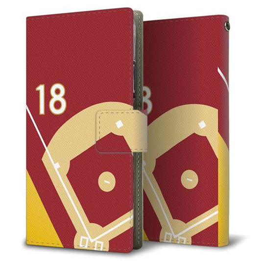Xperia 1 IV SOG06 au 高画質仕上げ プリント手帳型ケース ( 薄型スリム )baseball
