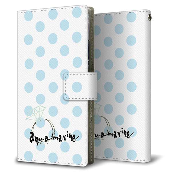 AQUOS sense9 SHG14 au 高画質仕上げ プリント手帳型ケース ( 薄型スリム )大野詠舟 誕生石