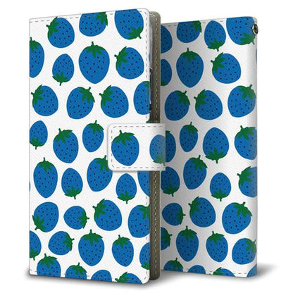 AQUOS sense10 SH-M33 高画質仕上げ プリント手帳型ケース ( 薄型スリム )小さいイチゴ模様