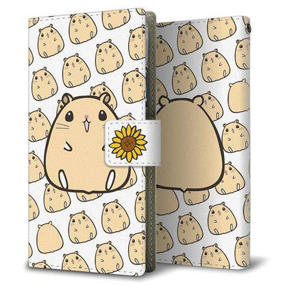 AQUOS wish5 SH-52F docomo 高画質仕上げ プリント手帳型ケース ( 薄型スリム )ハムスター