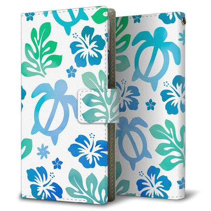 iPhone16 高画質仕上げ プリント手帳型ケース ( 薄型スリム )ハワイアンアロハホヌ