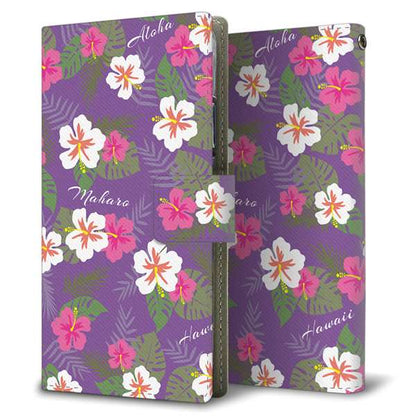 Galaxy S25 Ultra SM-S938Z SoftBank 高画質仕上げ プリント手帳型ケース ( 薄型スリム )ハワイアンアロハレトロ