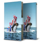 AQUOS wish3 A302SH Y!mobile 高画質仕上げ プリント手帳型ケース(薄型スリム) 【XA805 人気者は辛い…】