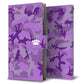 AQUOS sense9 SH-53E docomo 高画質仕上げ プリント手帳型ケース ( 薄型スリム ) 【YA880 紫迷彩ネコ】