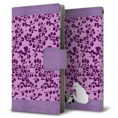 Galaxy S24 Ultra SCG26 au 高画質仕上げ プリント手帳型ケース ( 薄型スリム )和猫