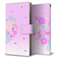AQUOS wish3 A302SH Y!mobile 高画質仕上げ プリント手帳型ケース(薄型スリム)ハートと肉球