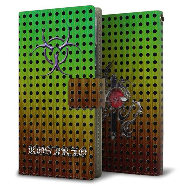 BASIO active SHG09 au 高画質仕上げ プリント手帳型ケース ( 薄型スリム )ROSARIO