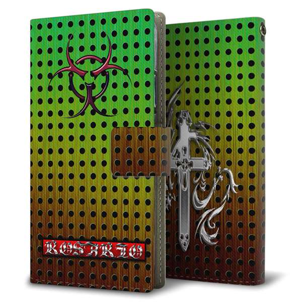 arrows We2 FCG02 au 高画質仕上げ プリント手帳型ケース ( 薄型スリム )ROSARIO