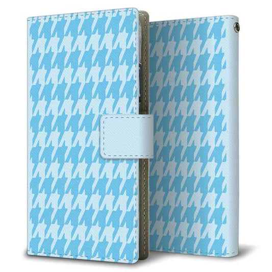 AQUOS R10 SH-51F docomo 高画質仕上げ プリント手帳型ケース ( 薄型スリム )千鳥格子