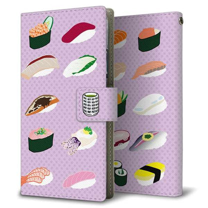 moto g13 高画質仕上げ プリント手帳型ケース ( 薄型スリム )お寿司