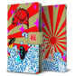 AQUOS wish3 A302SH Y!mobile 高画質仕上げ プリント手帳型ケース(薄型スリム)大漁