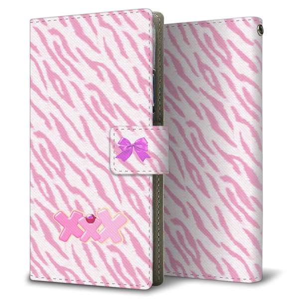 iPhone16 高画質仕上げ プリント手帳型ケース ( 薄型スリム )ゼブラ