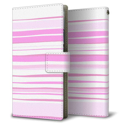 Xperia 1 VII SOG15 au 高画質仕上げ プリント手帳型ケース ( 薄型スリム )さわやかウェーブ