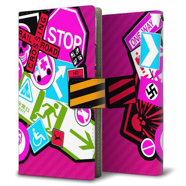 arrows We2 FCG02 au 高画質仕上げ プリント手帳型ケース ( 薄型スリム )マーク