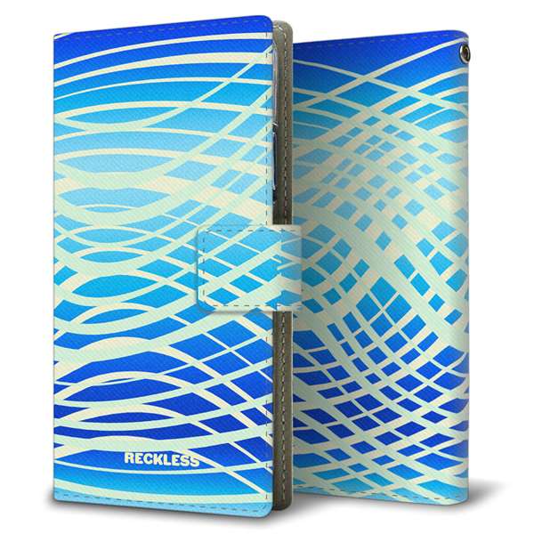Xiaomi Redmi Note 13 Pro 5G XIG05 au 高画質仕上げ プリント手帳型ケース ( 薄型スリム )クロスウェービー
