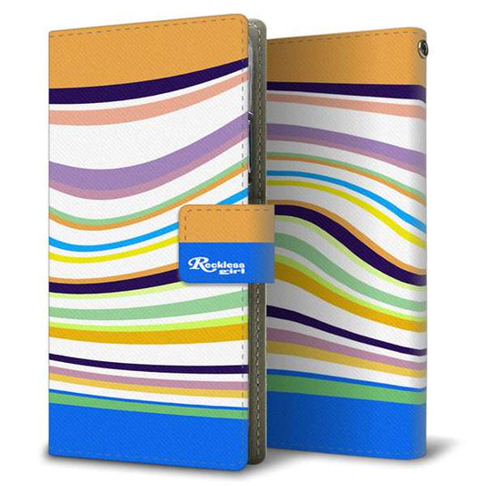 AQUOS sense9 SHG14 au 高画質仕上げ プリント手帳型ケース ( 薄型スリム )コルゲート