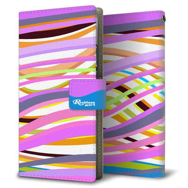 AQUOS wish3 A302SH Y!mobile 高画質仕上げ プリント手帳型ケース(薄型スリム)コルゲート