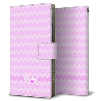 iPhone Air 高画質仕上げ プリント手帳型ケース ( 薄型スリム )ジグザグパステル