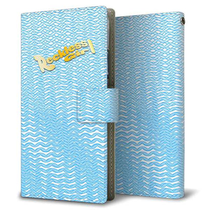 arrows Alpha M08 高画質仕上げ プリント手帳型ケース ( 薄型スリム )ボーライン