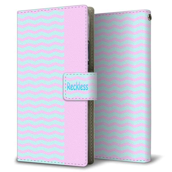 AQUOS wish3 A302SH Y!mobile 高画質仕上げ プリント手帳型ケース(薄型スリム)ジェリーフィッシュ