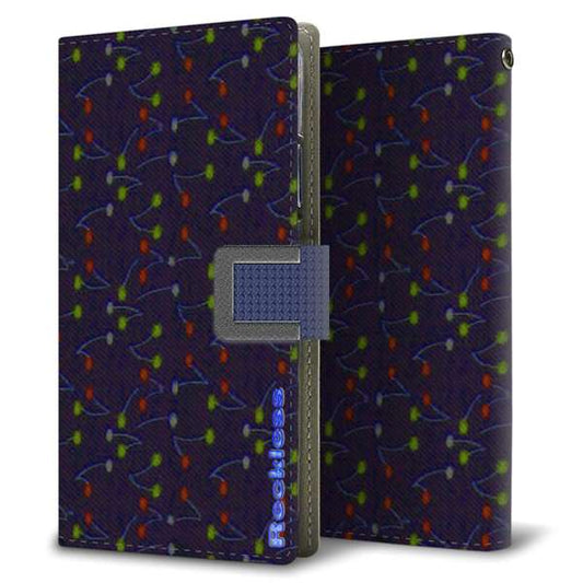 Libero 5G II A103ZT Y!mobile 高画質仕上げ プリント手帳型ケース ( 薄型スリム )絣