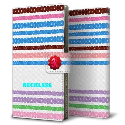 BASIO active3 KYG04 au 高画質仕上げ プリント手帳型ケース ( 薄型スリム )チェーンボーダー