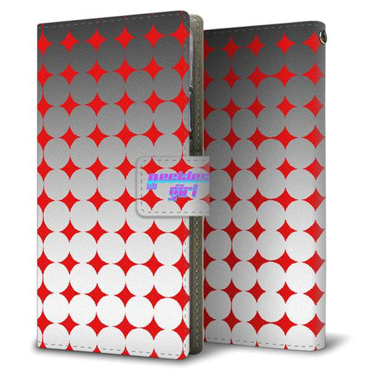 AQUOS wish4 SH-52E docomo 高画質仕上げ プリント手帳型ケース ( 薄型スリム )ポルカ