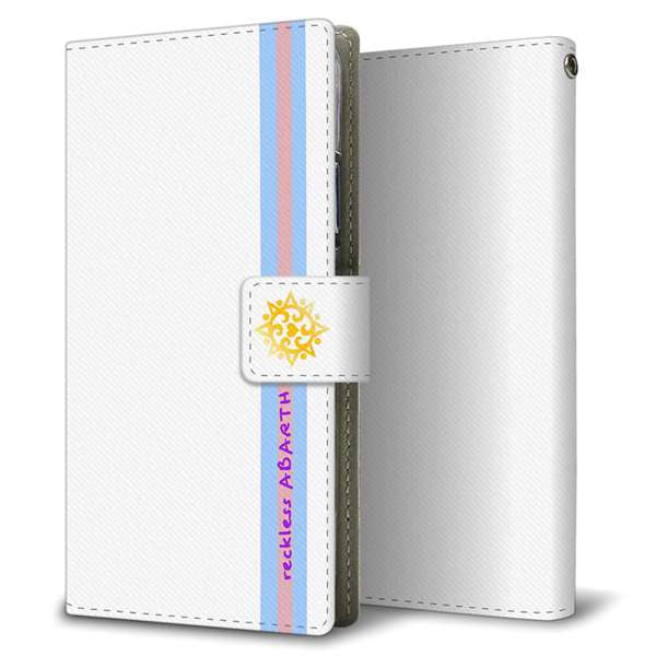 AQUOS wish3 A302SH Y!mobile 高画質仕上げ プリント手帳型ケース(薄型スリム)アバルト