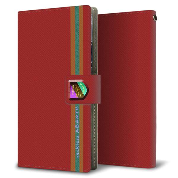 AQUOS R7 A202SH SoftBank 高画質仕上げ プリント手帳型ケース ( 薄型スリム )アバルト