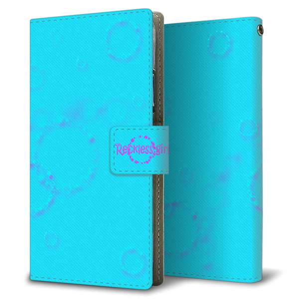 Xperia 10 VI A402SO SoftBank 高画質仕上げ プリント手帳型ケース ( 薄型スリム )バブルリング