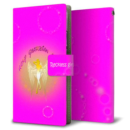 Xperia 10 VI SOG14 au 高画質仕上げ プリント手帳型ケース ( 薄型スリム )守護天使