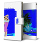 AQUOS wish3 A302SH Y!mobile 高画質仕上げ プリント手帳型ケース(薄型スリム)ピンナップガール