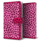 Xperia 1 VII SO-51F docomo 高画質仕上げ プリント手帳型ケース ( 通常型 ) 【1066 ヒョウ柄ベーシックSピンク】