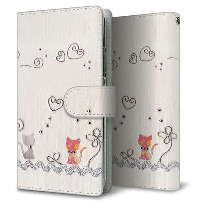 Galaxy S25 Ultra SM-S938Z SoftBank 高画質仕上げ プリント手帳型ケース ( 通常型 )クラフト写真ネコ 耐衝撃