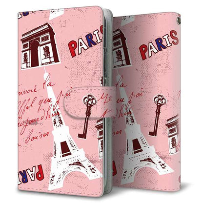 AQUOS sense10 A505SH SoftBank 高画質仕上げ プリント手帳型ケース ( 通常型 )ビューティフルパリレッド