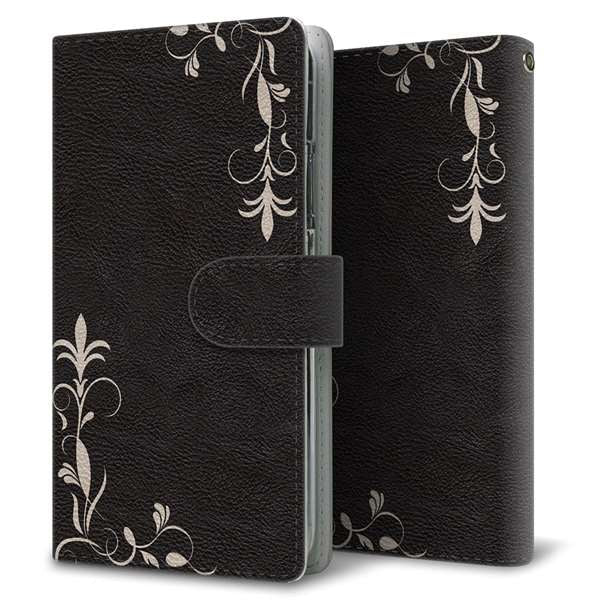 iPhone17 高画質仕上げ プリント手帳型ケース ( 通常型 ) 【EK825 レザー風グラスフレーム】