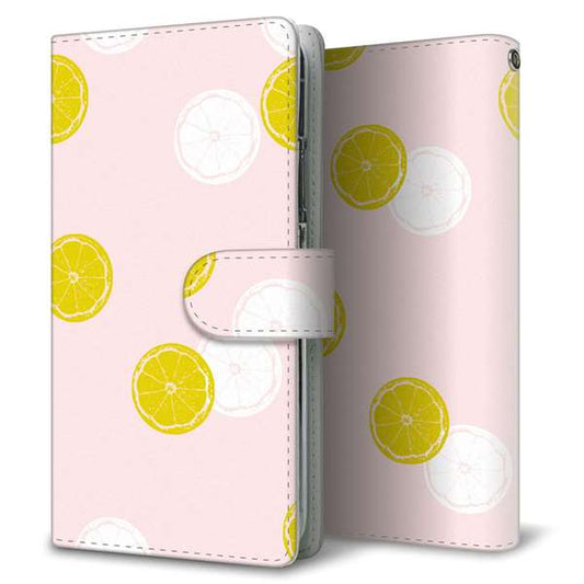 AQUOS wish5 SH-M32 高画質仕上げ プリント手帳型ケース ( 通常型 ) 【FD811 レモン】
