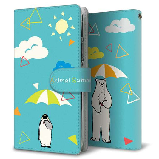 Galaxy S26+ SM-S947Z SoftBank 高画質仕上げ プリント手帳型ケース ( 通常型 ) 【FD815 アニマルサマー】