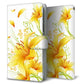 AQUOS wish5 A502SH Y!mobile 高画質仕上げ プリント手帳型ケース ( 通常型 )ユリ