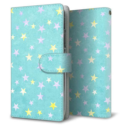 Galaxy S25 SM-S931Z SoftBank 高画質仕上げ プリント手帳型ケース ( 通常型 )星柄プリント