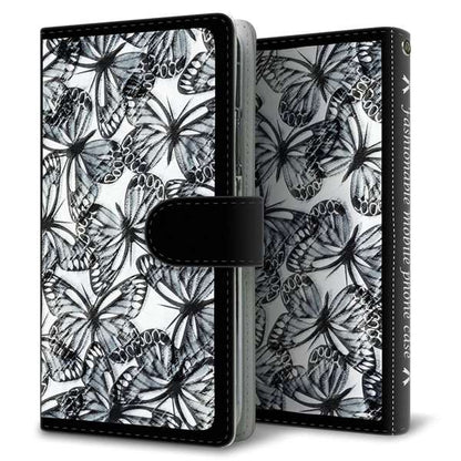 Galaxy S25 Ultra SM-S938Z SoftBank 高画質仕上げ プリント手帳型ケース ( 通常型 )ガーデンバタフライ