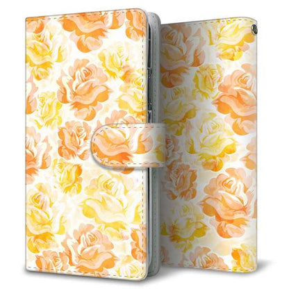 BASIO active SHG09 au 高画質仕上げ プリント手帳型ケース ( 通常型 )ローズ