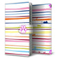 AQUOS wish5 A502SH Y!mobile 高画質仕上げ プリント手帳型ケース ( 通常型 ) 【YA893 ストライプネコ02 L】