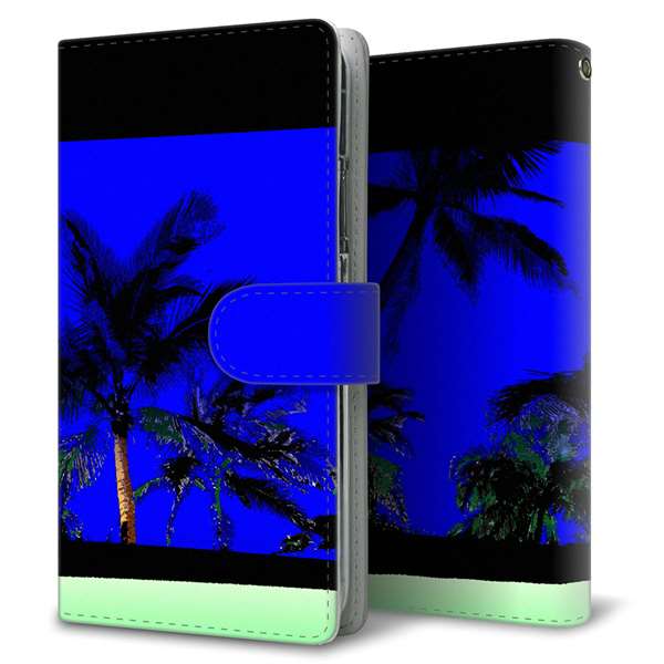 AQUOS sense9 SHG14 au 高画質仕上げ プリント手帳型ケース ( 通常型 )トロピカル