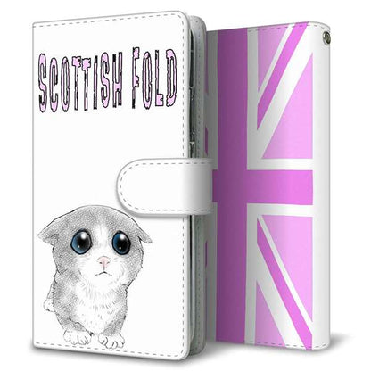 Xperia 10 VII SOG16 au 高画質仕上げ プリント手帳型ケース ( 通常型 )スコティッシュフォールド