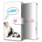 AQUOS wish3 A302SH Y!mobile 高画質仕上げ プリント手帳型ケース(通常型)ペルシャ