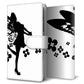 AQUOS wish3 A302SH Y!mobile 高画質仕上げ プリント手帳型ケース(通常型)モノトーンフェアリー