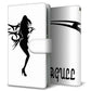AQUOS R10 SH-51F docomo 高画質仕上げ プリント手帳型ケース ( 通常型 )モノトーンフェアリー