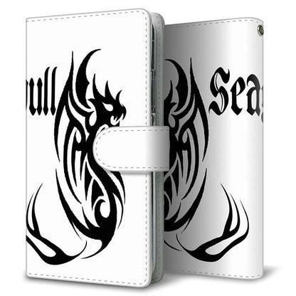 iPhone17 高画質仕上げ プリント手帳型ケース ( 通常型 )モノクロエンブレム