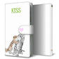 AQUOS wish3 A302SH Y!mobile 高画質仕上げ プリント手帳型ケース(通常型)わんにゃんがいる風景